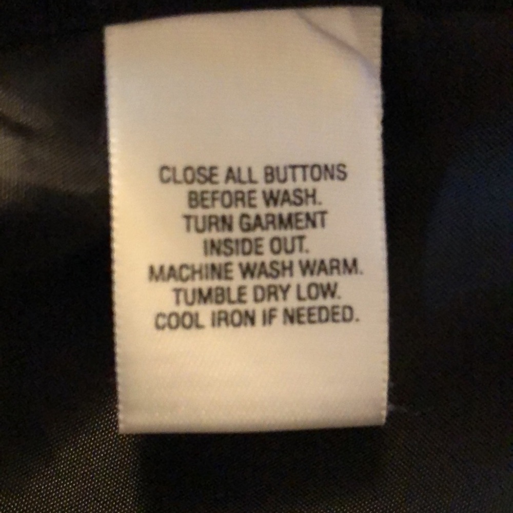 Classic Elements Black Lightweight Jacket W/ Embr… - image 7